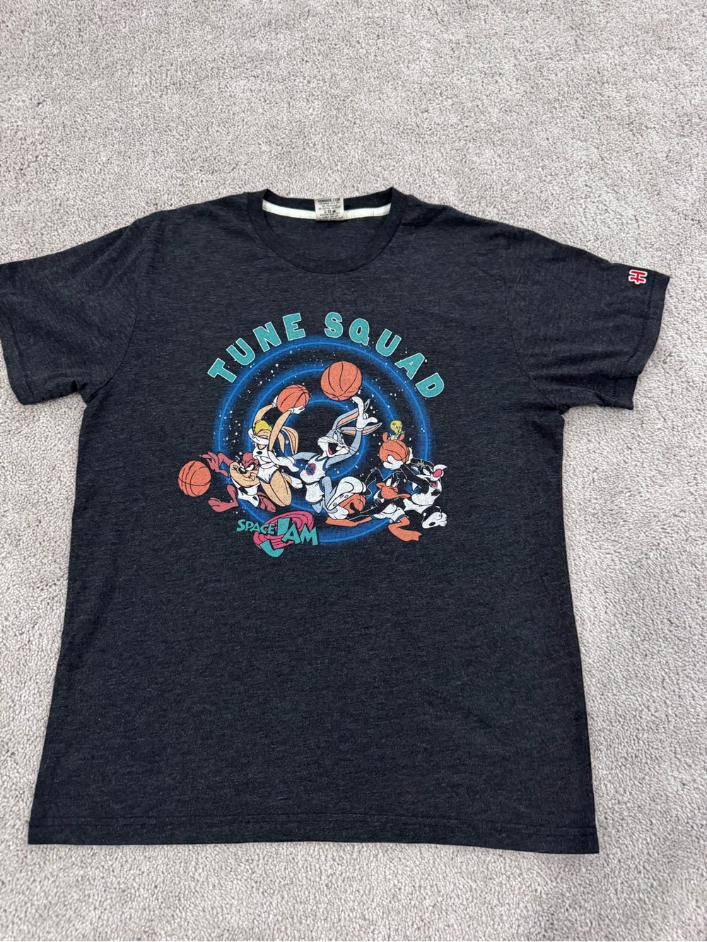 HOMAGE Black Tune Squad Space Jam Graphic Tee